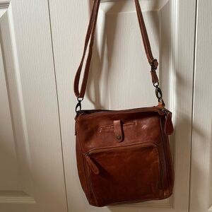 Brown Leather Crossbody Bag